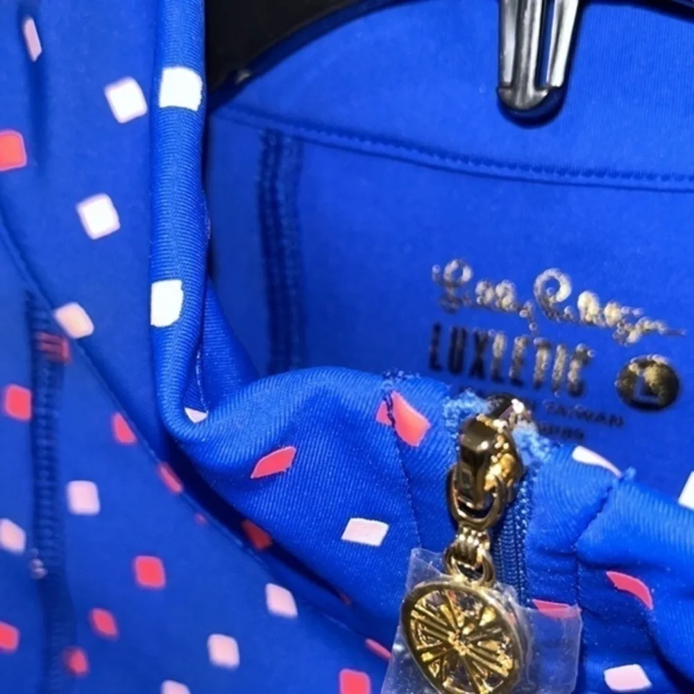 Lilly Pulitzer Calli Half Zip Top NWT Sz XL - Picture 9 of 11